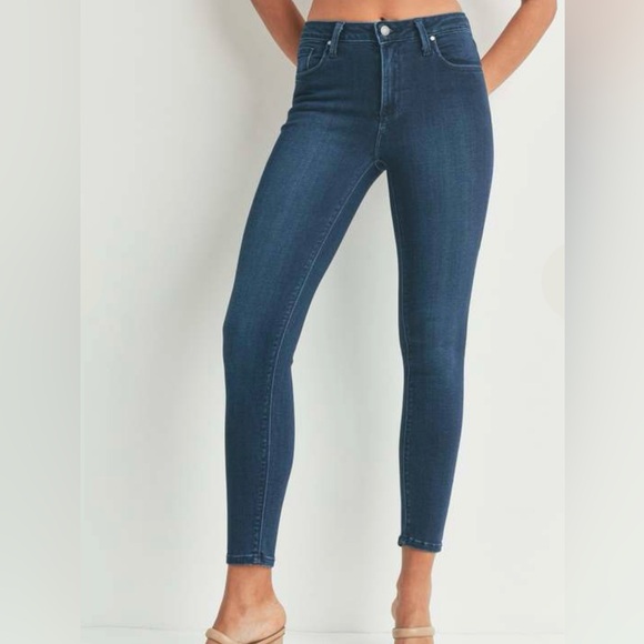 NWT Just Black Bestfriend’s Skinny Jeans Dark Denim Size 29 - Picture 4 of 12